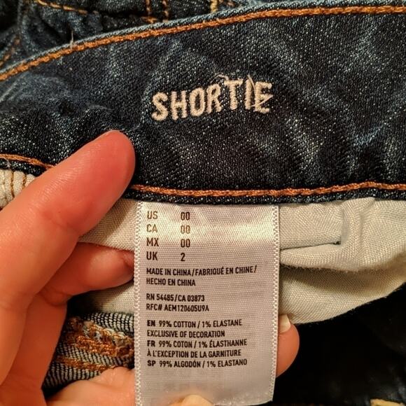 EUC American Eagle Denim Shorts, 00 - Picture 5 of 5